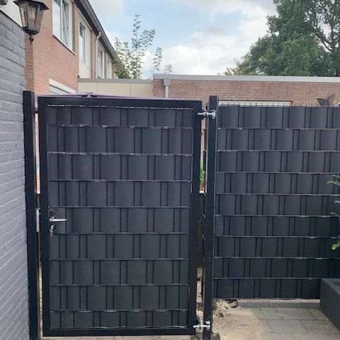 poort met vlechtband
